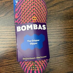 Bombas the gripper slipper fair isle small nwt unisex